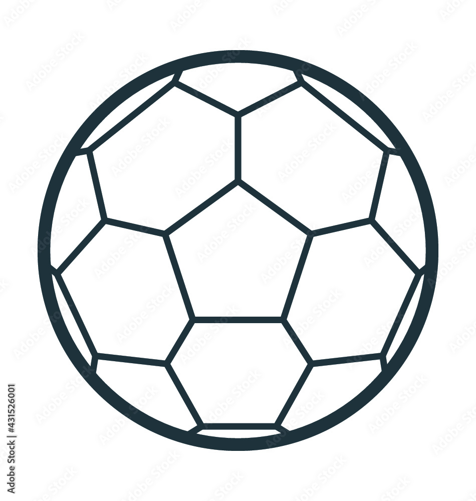 Fototapeta premium Football Vector Icon