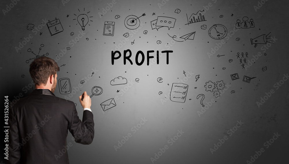 businessman drawing a creative idea sketch businessman drawing a creative idea sketch