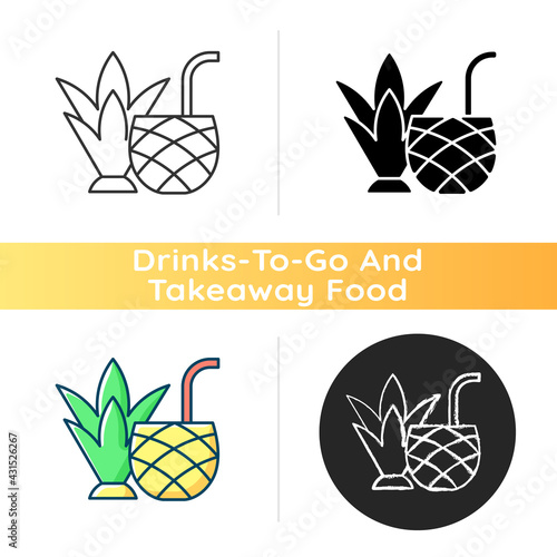 Pina colada icon