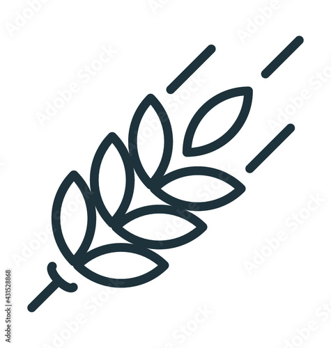 Wheat Ear Vector Icon
