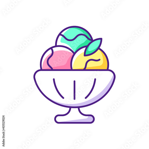 Sorbet RGB color icon