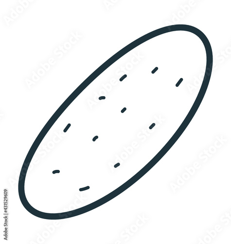 Peanut Vector Icon