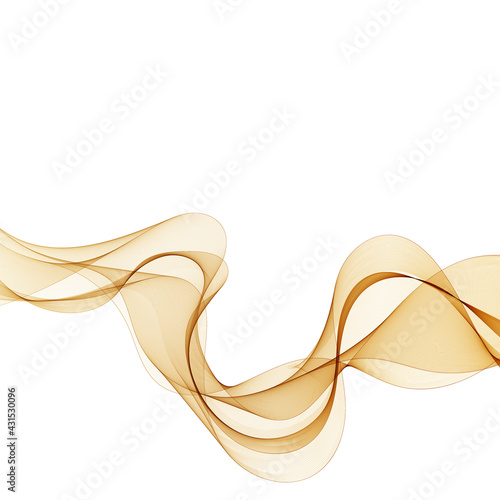 Abstract vector wave. background for presentation. advertising banner. Gold color