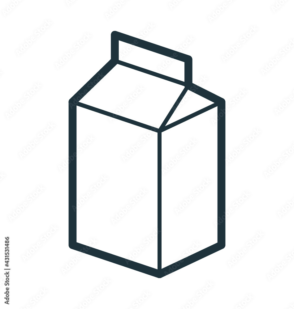 Milk container Vector Icon Milk container Vector Icon