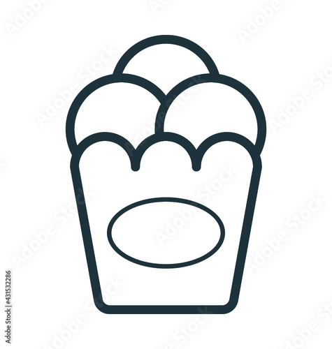 Eggs Box Vector Icon