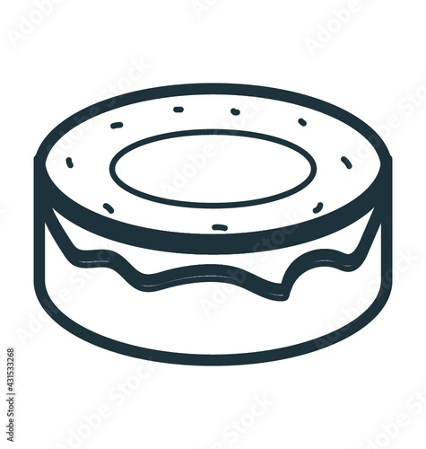 Donut Vector Icon