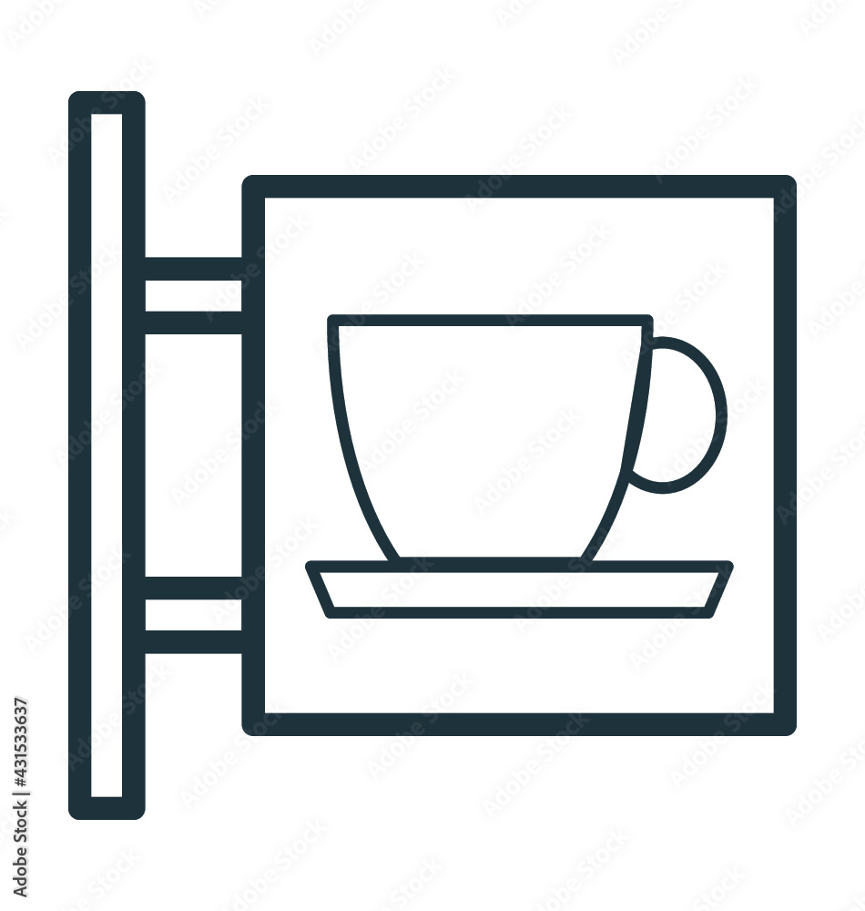 Coffeeshop Vector Icon Coffeeshop Vector Icon