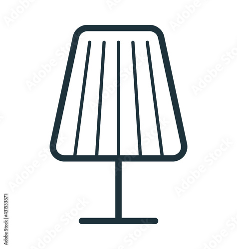 Table Lamp Vector Icon