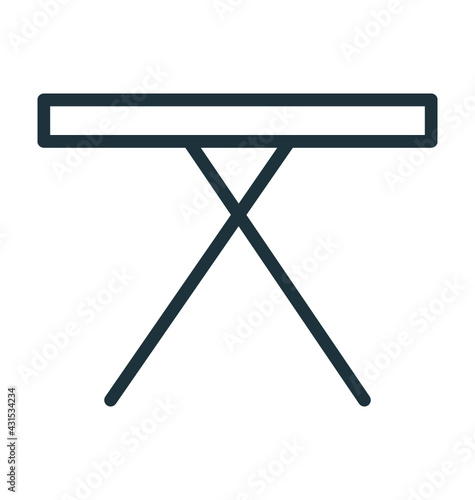 Folding Table Vector Icon