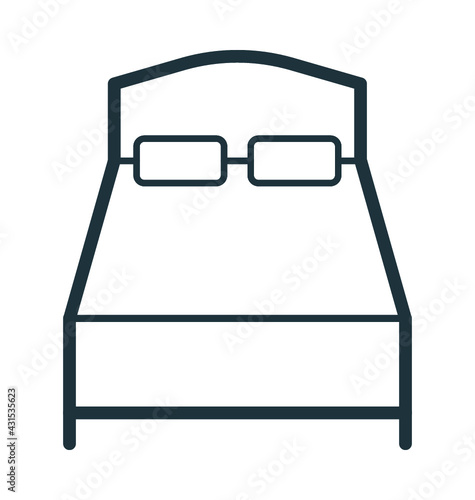 Bed Vector Icon

