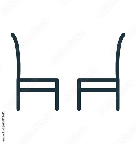 Chairs Vector Icon
