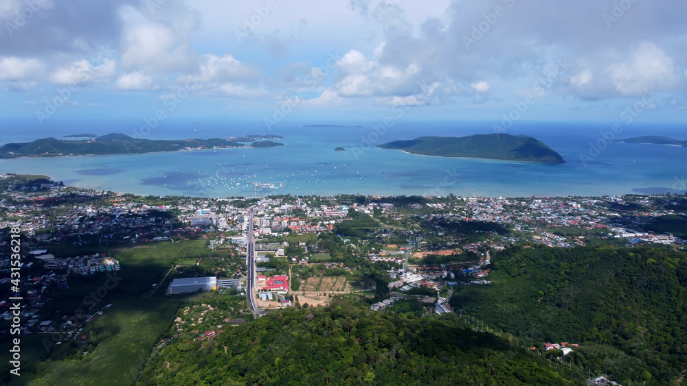 Chalong Bay, Phuket, drone footage