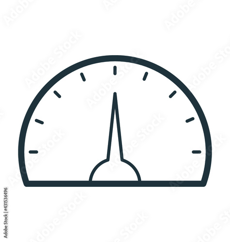 Speedometer Vector Icon