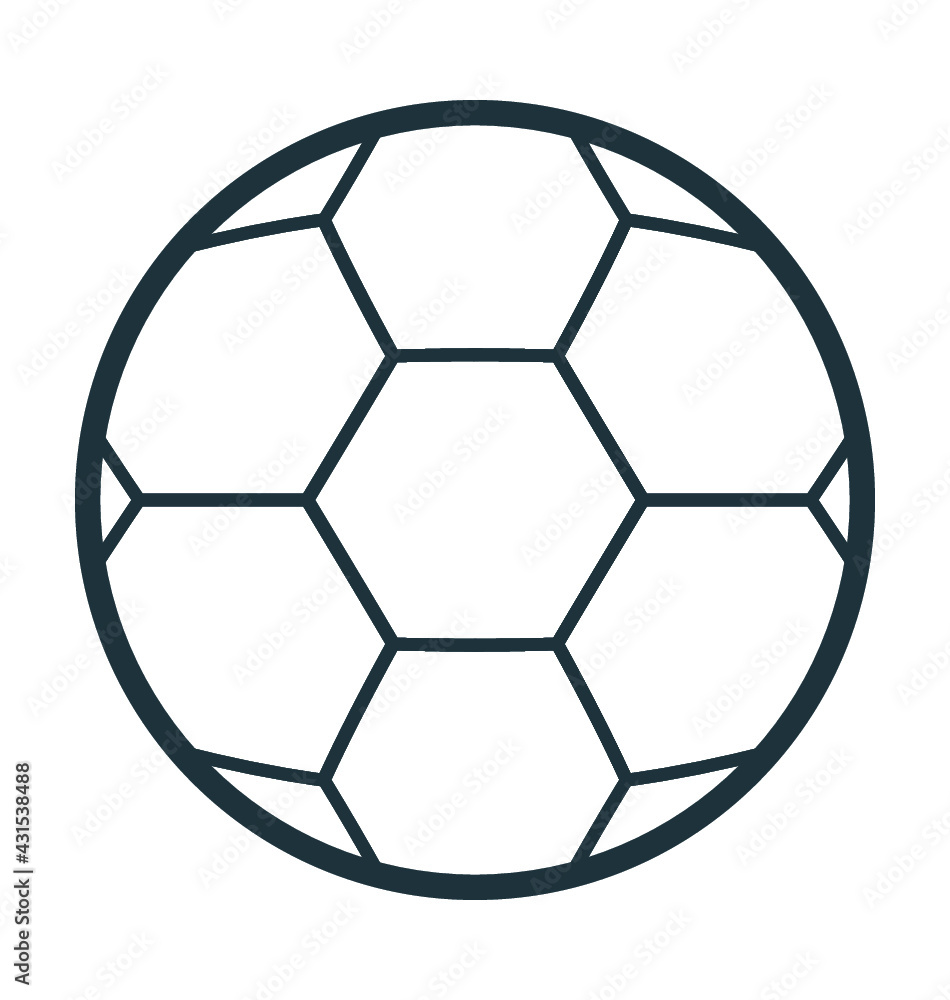 Fototapeta premium Football Vector Icon