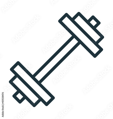 Dumbbells Vector Icon