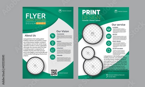 Flyer design template