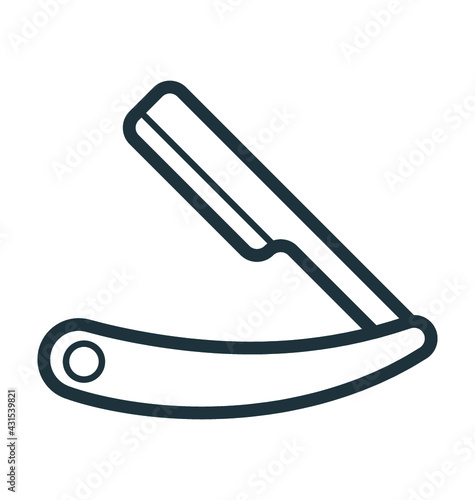 Barber Razor Vector Icon