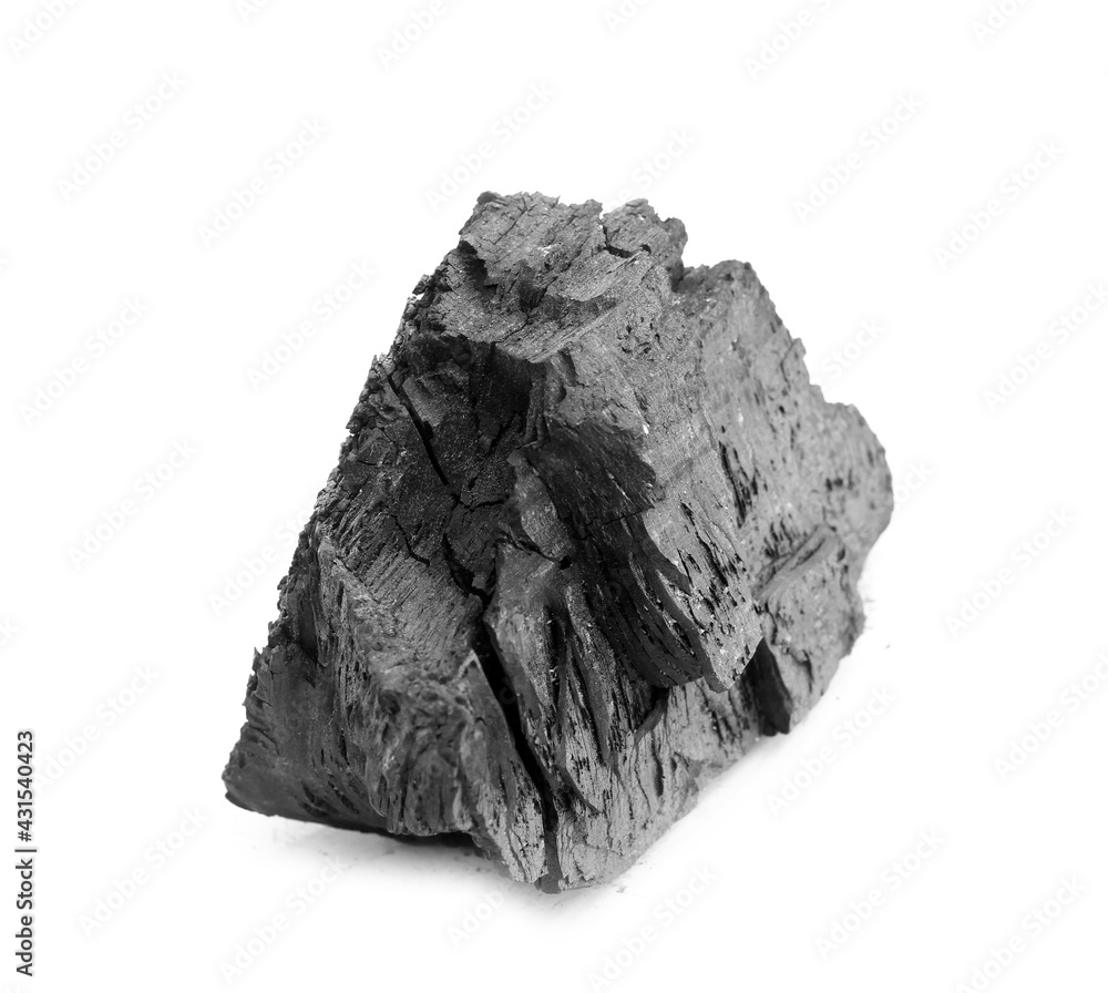 coal isolated on white background coal isolated on white background