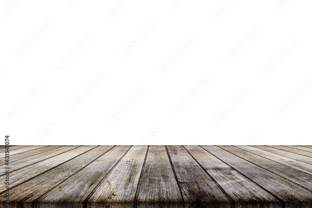 wood table isolate on white background. wood table isolate on white background.