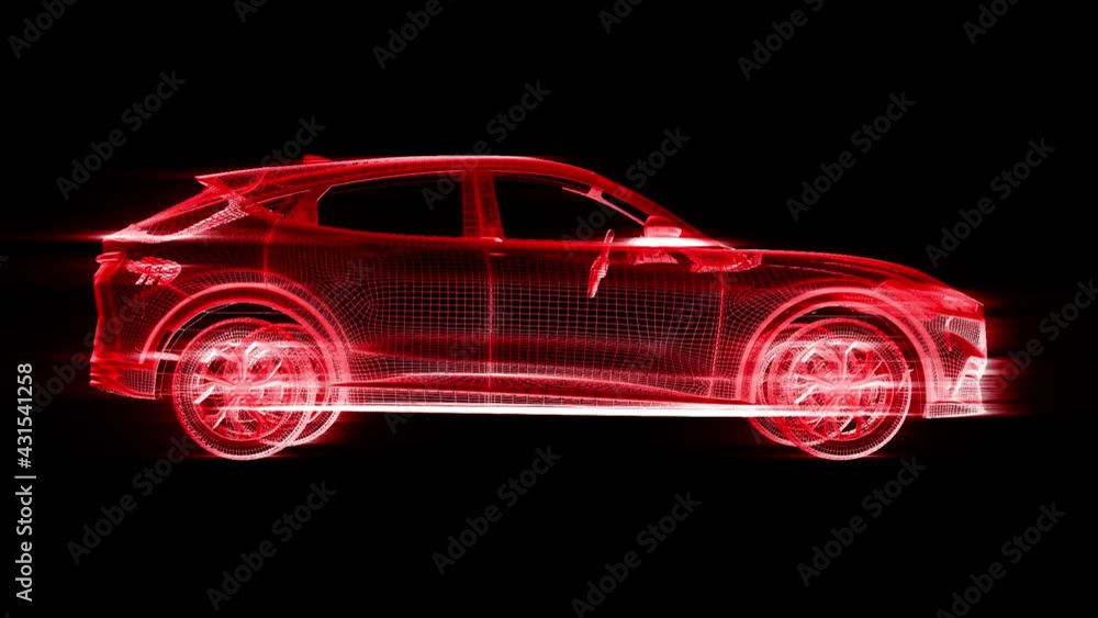 VJ Loop video. VFX 3d grid car. Car from a 3d Grid. Car wire 3D animation. VJ Loop video. VFX 3d grid car. Car from a 3d Grid. Car wire 3D animation.