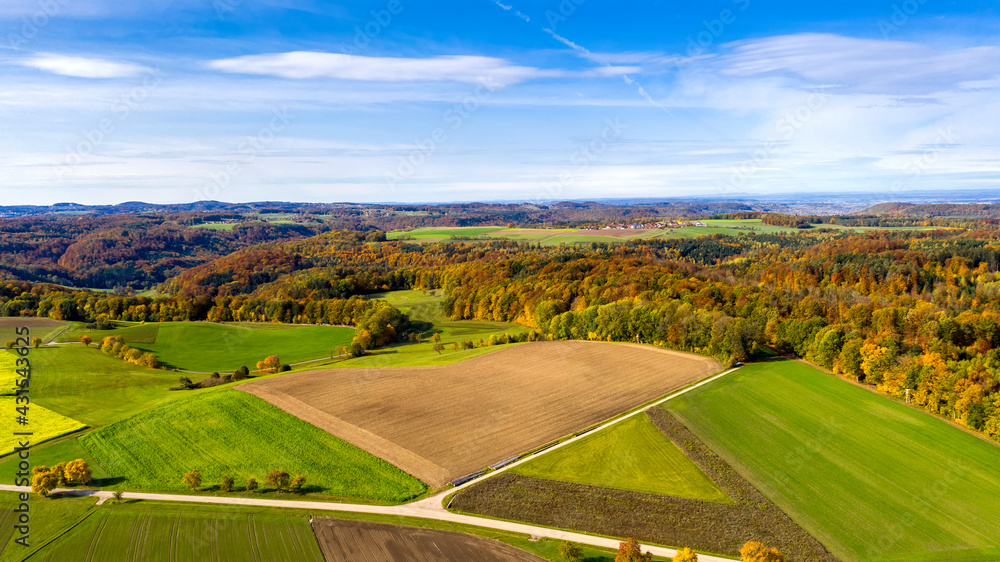 Herbstlandschaft - Luftbild