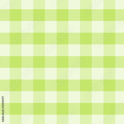 Green gingham seamless pattern vector background
