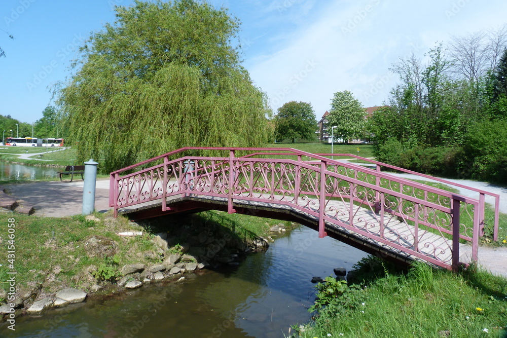 Brücke Charlottensee Park Bad Iburg Brücke Charlottensee Park Bad Iburg