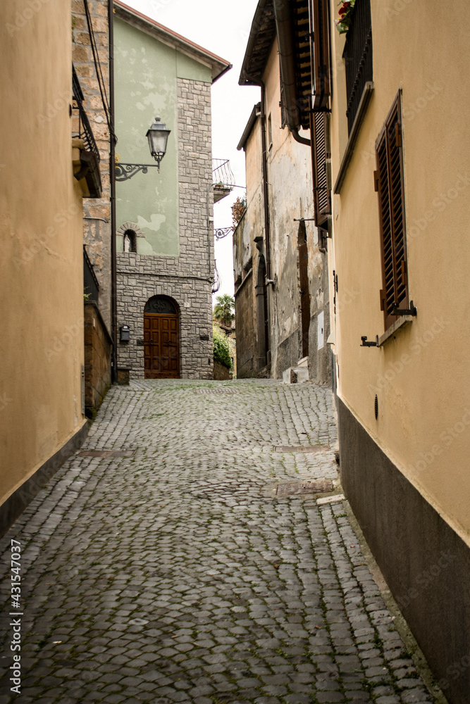 Obraz premium beautiful medieval streets of Orvieto