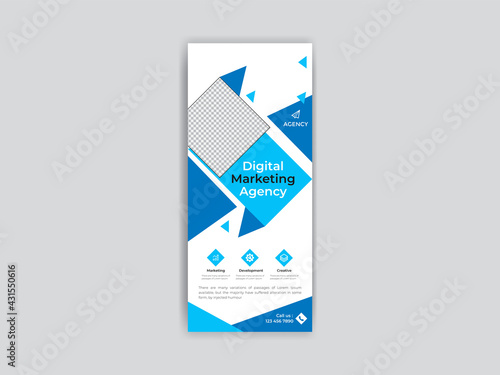 Rollup banner design template