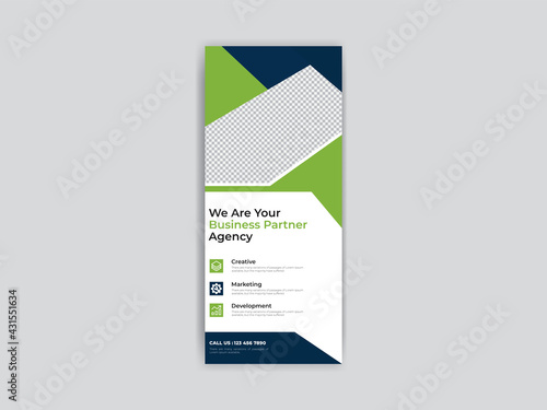 Rollup banner design template