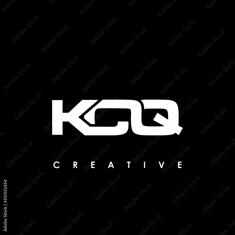 KCQ Letter Initial Logo Design Template Vector Illustration KCQ Letter Initial Logo Design Template Vector Illustration