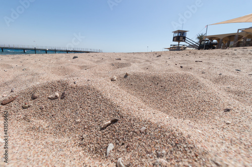 sand and sea beach.