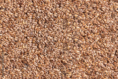 Seamless Linseed texture background top view