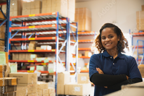 African American worker per...