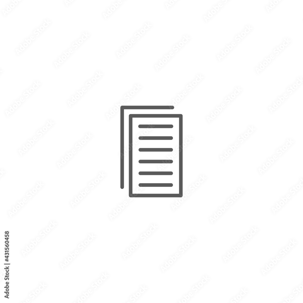 Duplicate Copy File Document Icon Vector Illustration Duplicate Copy File Document Icon Vector Illustration