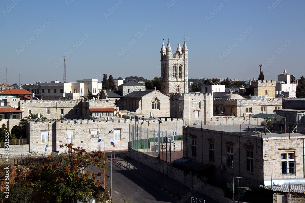 Saint George's Cathedral in Jerusalem Israel
