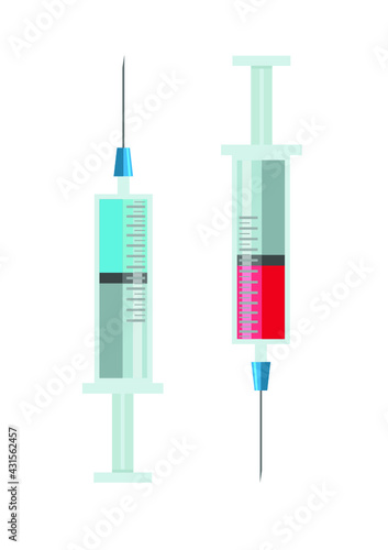 syringe with needle