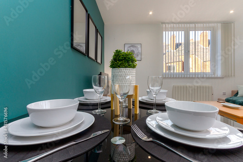 Wallpaper Mural table setting for a dinner Torontodigital.ca