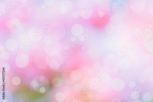 Abstract colorful background with defocused bokeh light