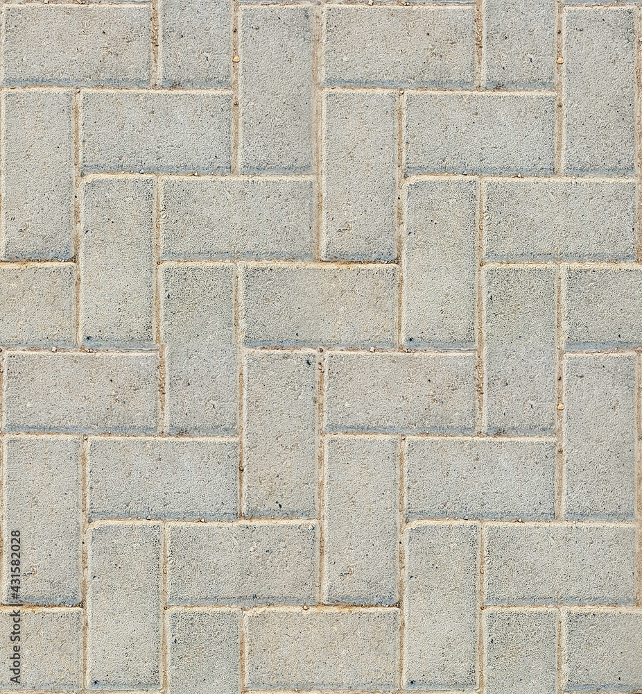 Fototapeta premium Interlocking concrete paver tiles