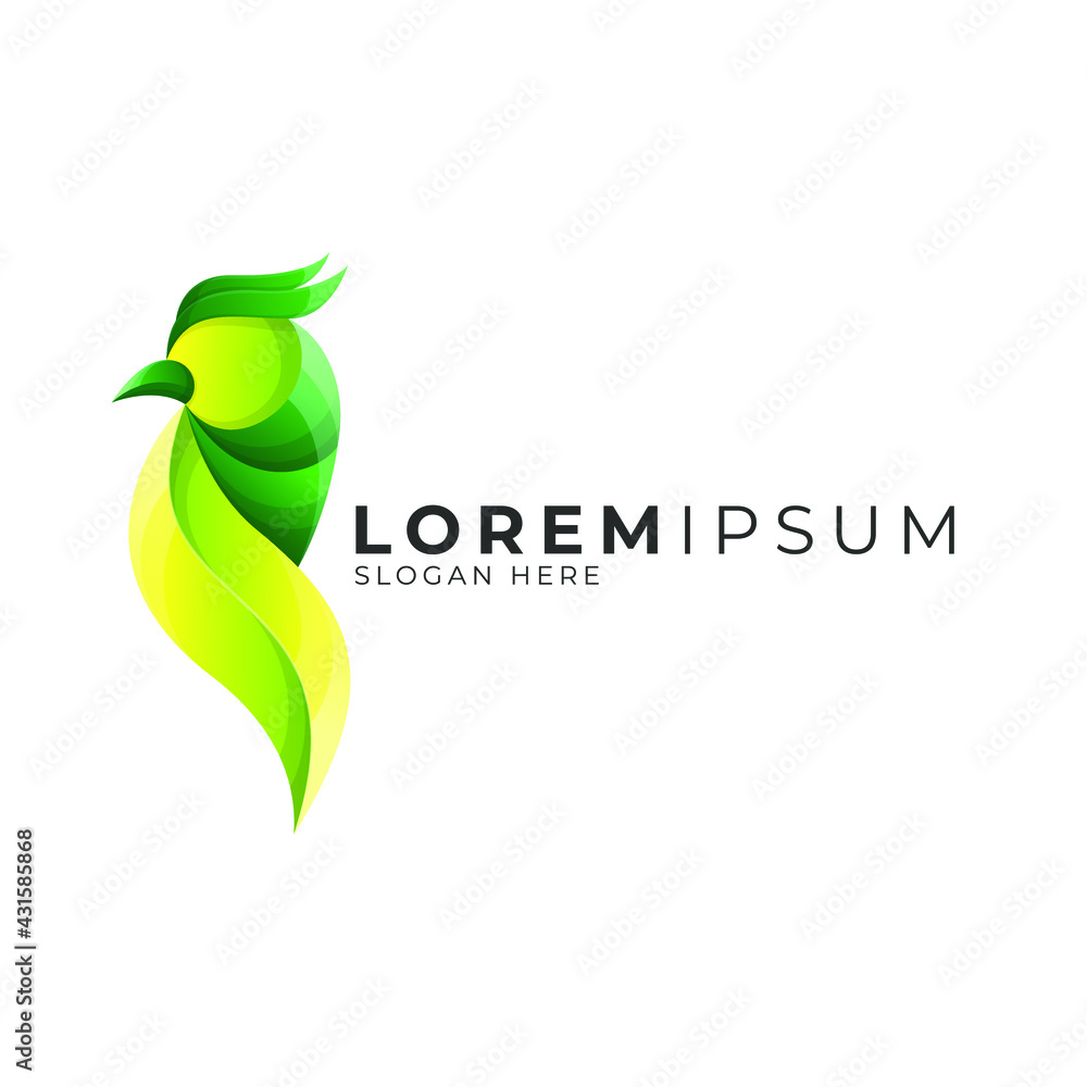 gradient owl logo design gradient owl logo design