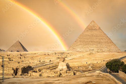 Rainbow in Giza