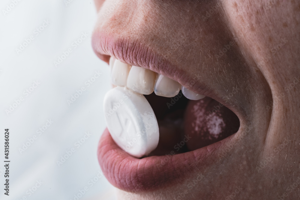 Obraz premium Women smile photography close up