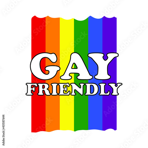 Typography Vector Illustration Design Can Print on t-shirt Poster banners Pride month
