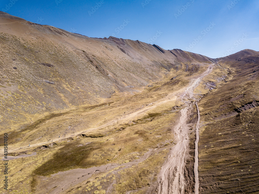 Mountain path in Andes