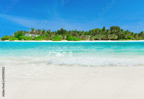 tropical beach in Maldives