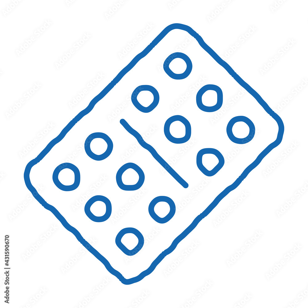tablet plate doodle icon hand drawn illustration tablet plate doodle icon hand drawn illustration