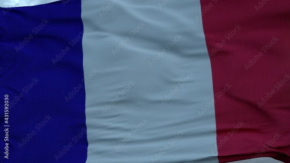 Waving national flag of France and LGBT rainbow flag background Waving national flag of France and LGBT rainbow flag background