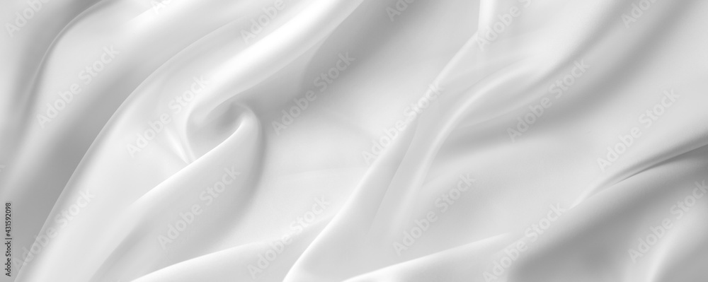 White silk fabric lines White silk fabric lines