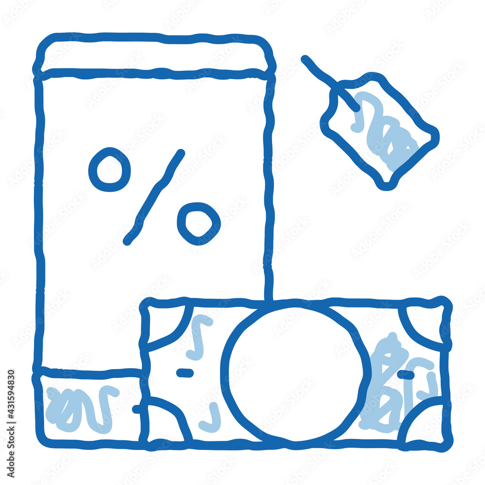money phone pledge doodle icon hand drawn illustration money phone pledge doodle icon hand drawn illustration